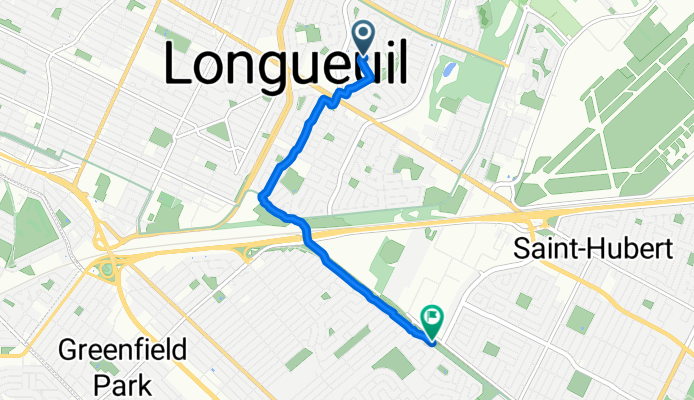 Rue Moreau, Longueuil à Rue Dion, Longueuil