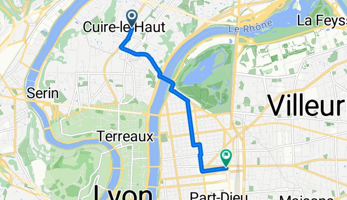 Von Caluire-et-Cuire bis Lyon