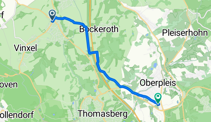 Raiffeisenstraße, Königswinter nach Am Himmelsberg, Königswinter