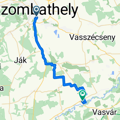 Károly Róbert utca, Szombathely - Szabadság utca, Rábahídvég