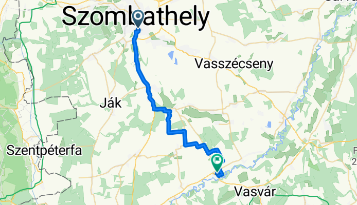 Károly Róbert utca, Szombathely - Szabadság utca, Rábahídvég