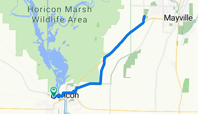 Juneau St, Horicon to Juneau St, Horicon