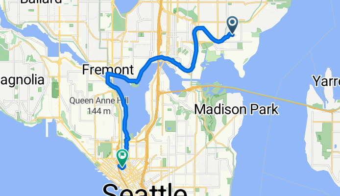 Sand Point Way NE, Seattle to Blanchard St, Seattle