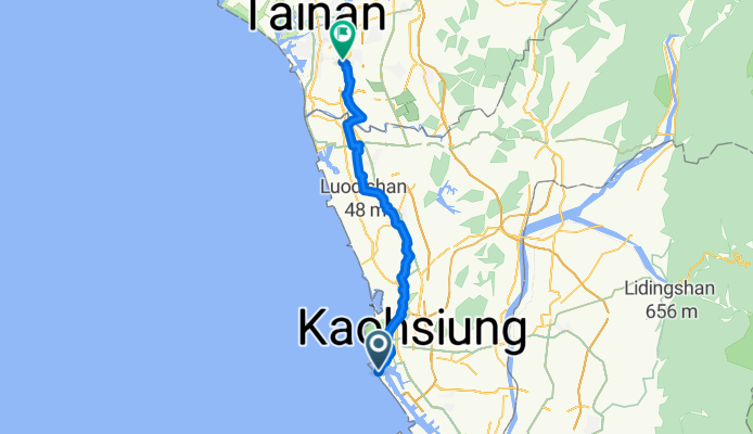 Faxiang St, Qijin District to Rongyu St, East District