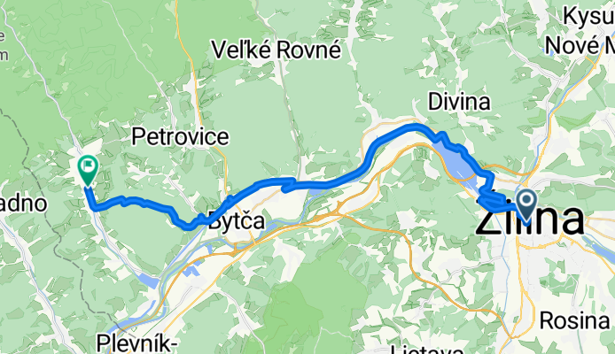 Kuzmányho, Žilina až Štiavnik, Štiavnik