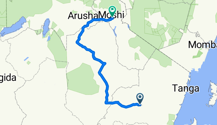 Hendani to Moshi