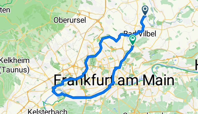 Kreisstraße, Bad Vilbel nach Altvaterweg, Bad Vilbel