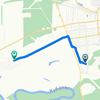 1-й Микрорайон, Кропоткин до Социалистическая улица, Кропоткин