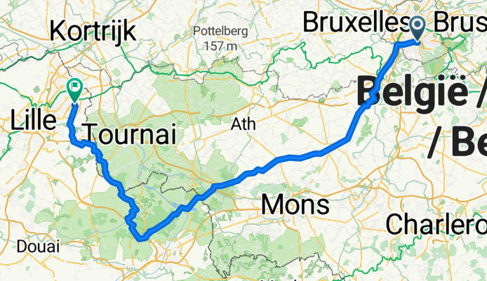 Brussels - Tubize - Trouee d'Arenberg - carrefour l'arbre - Roubaix