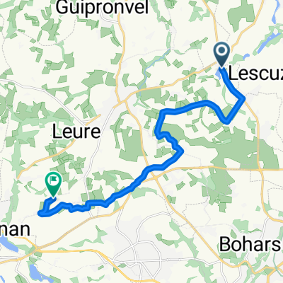 Trois Cures, Milizac-Guipronvel nach Milizac, Milizac-Guipronvel