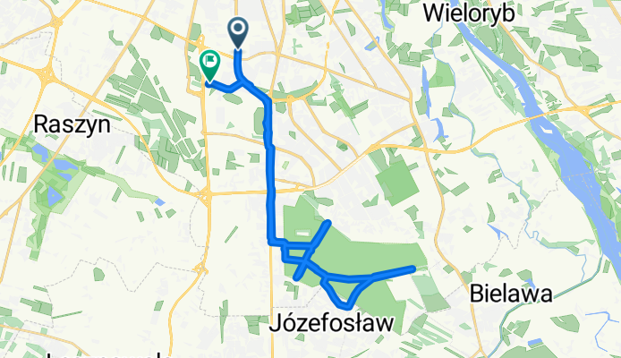 Wołoska, Warsaw to Bokserska, Warsaw