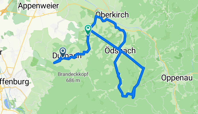 Durbach / Weiler nach Moosenwaldkopf