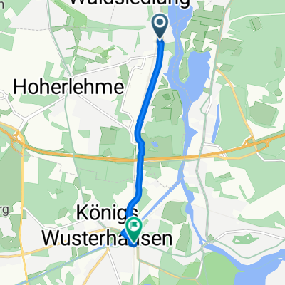 Friedrich-Engels-Straße, Wildau nach Bahnhofsvorplatz, Königs Wusterhausen