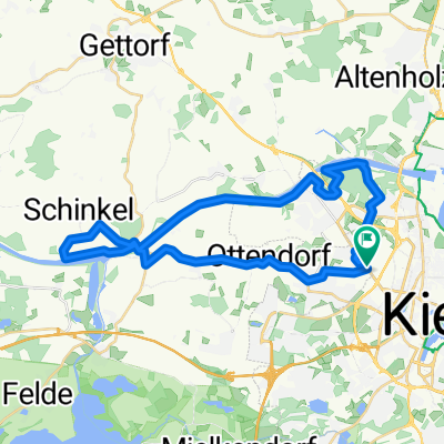 GPX Download: Autofähre Landwehr – Fähre Landwehr Runde von Blücherplatz