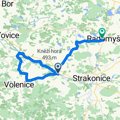 Katovice-Štěchovice-Stř. Hoštice-Katovice-Radomyšl