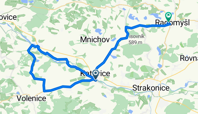 Katovice-Štěchovice-Stř. Hoštice-Katovice-Radomyšl