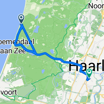 Parnassiaweg, Overveen nach Gedempte Voldersgracht, Haarlem
