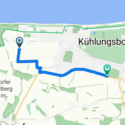 Riedenweg, Kühlungsborn nach Grüner Weg, Kühlungsborn