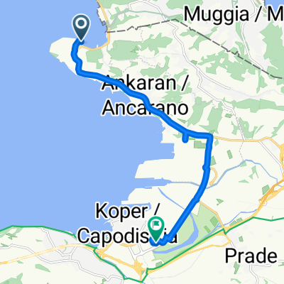 Jadranska cesta, Ankaran-Ancarano to Ankaranska cesta, Koper