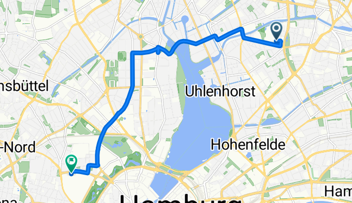 Spohrstraße, Hamburg nach Feldstraße, Hamburg