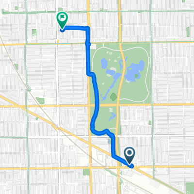 W Grand Ave, Chicago to N Kimball Ave, Chicago