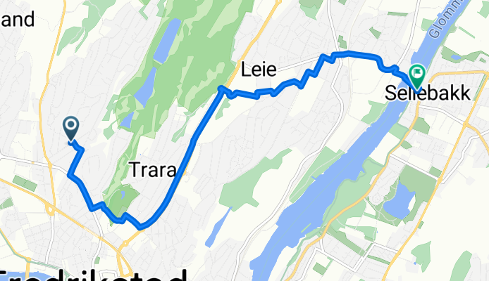 Paul Holmsens Vei to Emil Mørchs vei