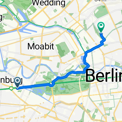 Straße des 17. Juni, Berlin nach Theodor-Heuss-Weg, Berlin