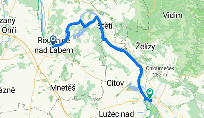 Route to Melnik Chateau