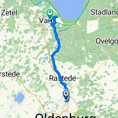 Hopfenweg - Vareler Hafen Bahnhof Varel