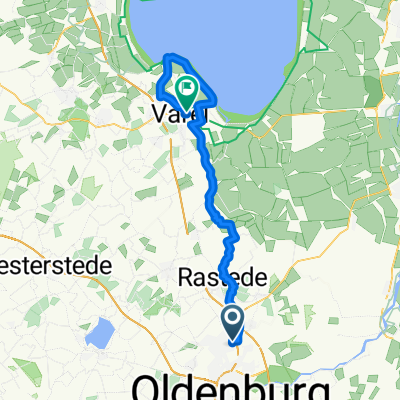 Hopfenweg - Vareler hafen - Dangast - Bahnhof Varel