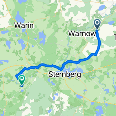 Hauptstraße, Tarnow nach Golchener Weg, Weitendorf