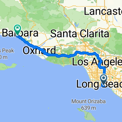 E Shoreline Dr, Long Beach to Carpinteria Ave, Carpinteria