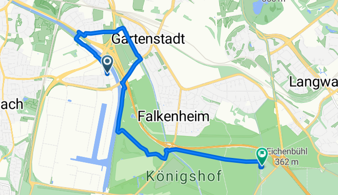 Donaustraße, Nürnberg nach Am Steinbrüchlein, Nürnberg