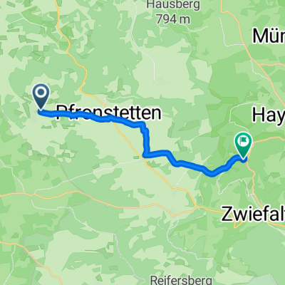 Hagweg, Trochtelfingen nach Wimsen, Hayingen