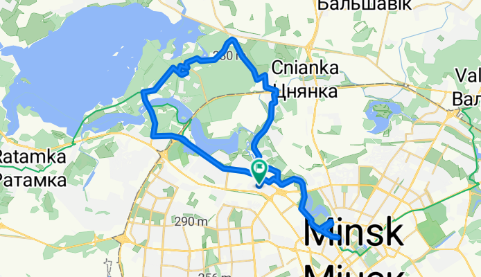 Восстановленный маршрут