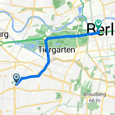 Route in Berlin