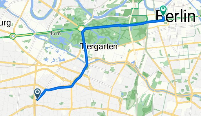 Route in Berlin