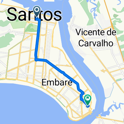 Rua Itororó, Santos a Rua República do Equador, Santos