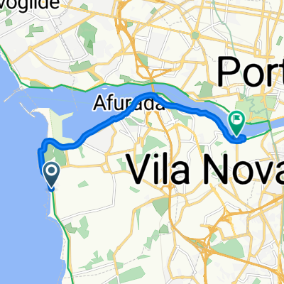 Avenida da Beira-Mar, Vila Nova de Gaia a Avenida Ramos Pinto, Vila Nova de Gaia