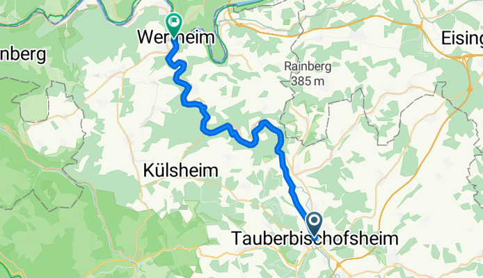 St.-Lioba-Straße nach Linke Tauberstraße