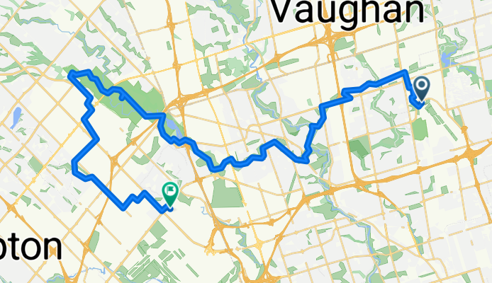 Downsview Park to Malton Via West Humber and Claireville Ranch