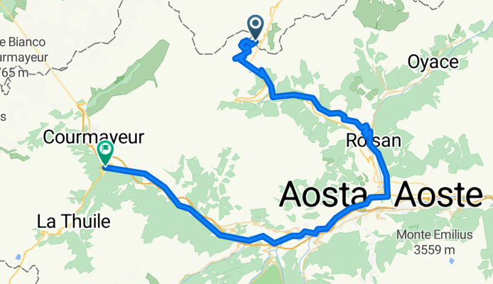 Grand Saint Bernard to Pré-Saint-Didier