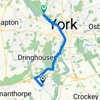 New Lane, York to Government House Road, York