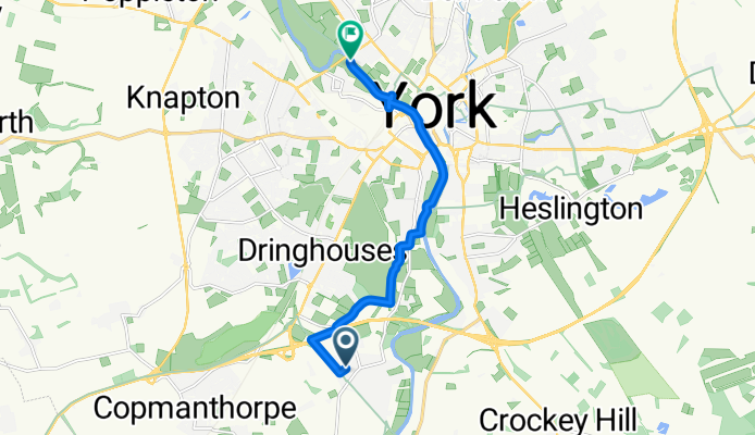 New Lane, York to Government House Road, York