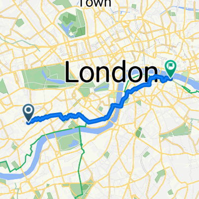 Route in London