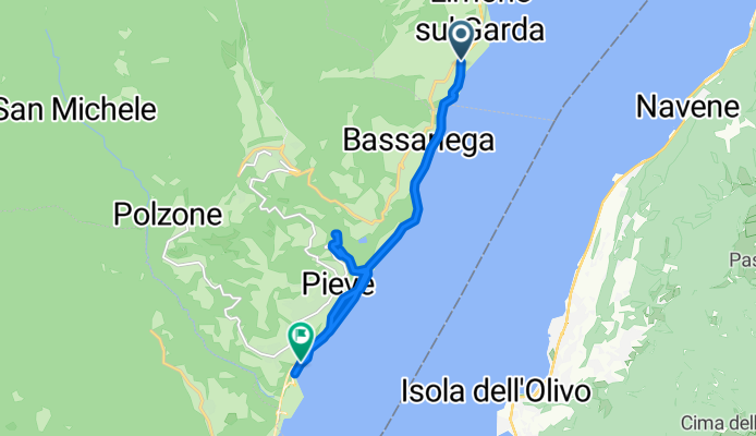 4.a - 1 pihenő From Limone sul Garda to Tremosine