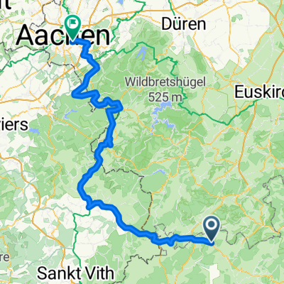 Vennbahn/Vennquerbahn ab Jünkerath (BF) bis Aachen/Rothe Erde (BF)