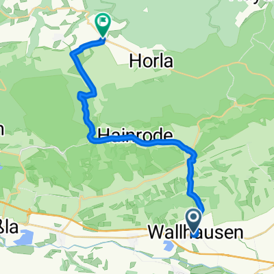 Hauptstraße, Wallhausen nach Rothaer Unterdorf, Sangerhausen