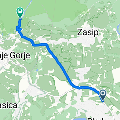 Seliška cesta, Bled - Podhom, Zgornje Gorje