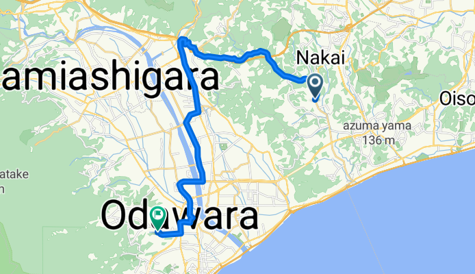 遠藤, 中井町へ久野, 小田原市